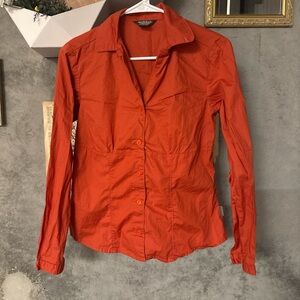 Woolrich Women's Red Button-Up Shirt